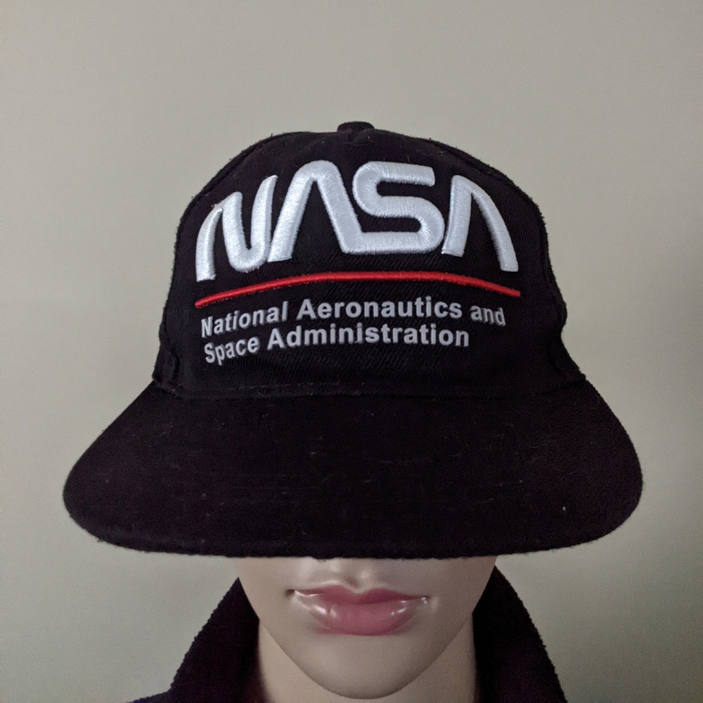 NASA black ball cap